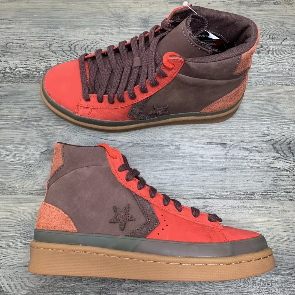 Men’s Converse Pro Leather '2000s Pack Bison' Brown Red Multi Size